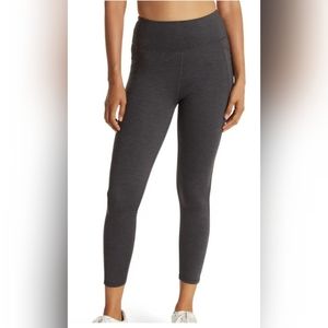 Gottex gray Lyla ankle crop leggings NWT sz small